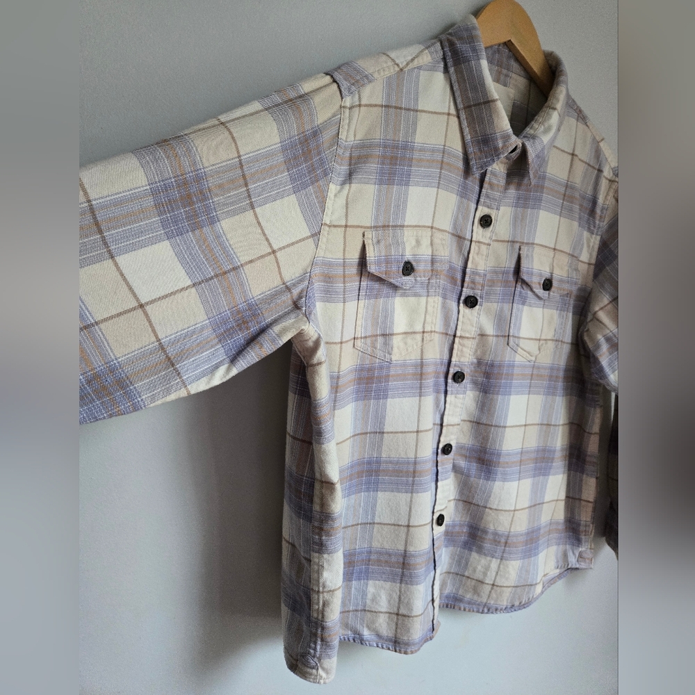 TILLEY  💯 Organic Cotton Plaid Button-Up Shirt - Picture 3 of 9